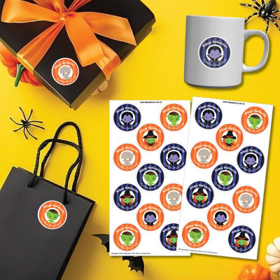 Adesivos Happy Halloween