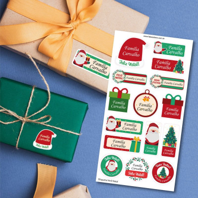 Etiquetas para Presentes Natal