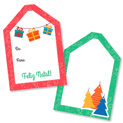 Tags para Presentes Natal