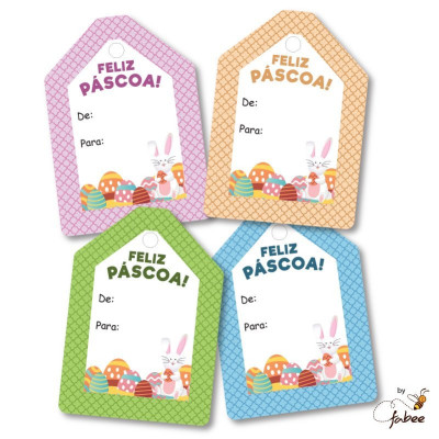Tags para Ovos e presentes de Páscoa