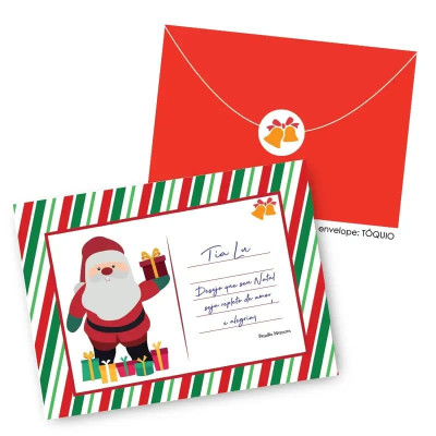 Cartão Postal Natal Personalizado