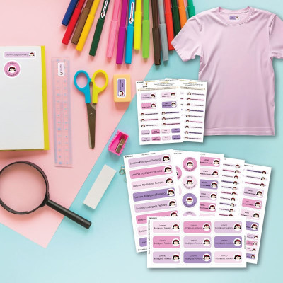 Combo Colmeia (136 etiquetas para roupas e objetos)