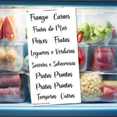 Etiquetas para Freezer