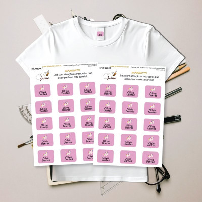 Etiquetas para Tag de Roupas e Objetos